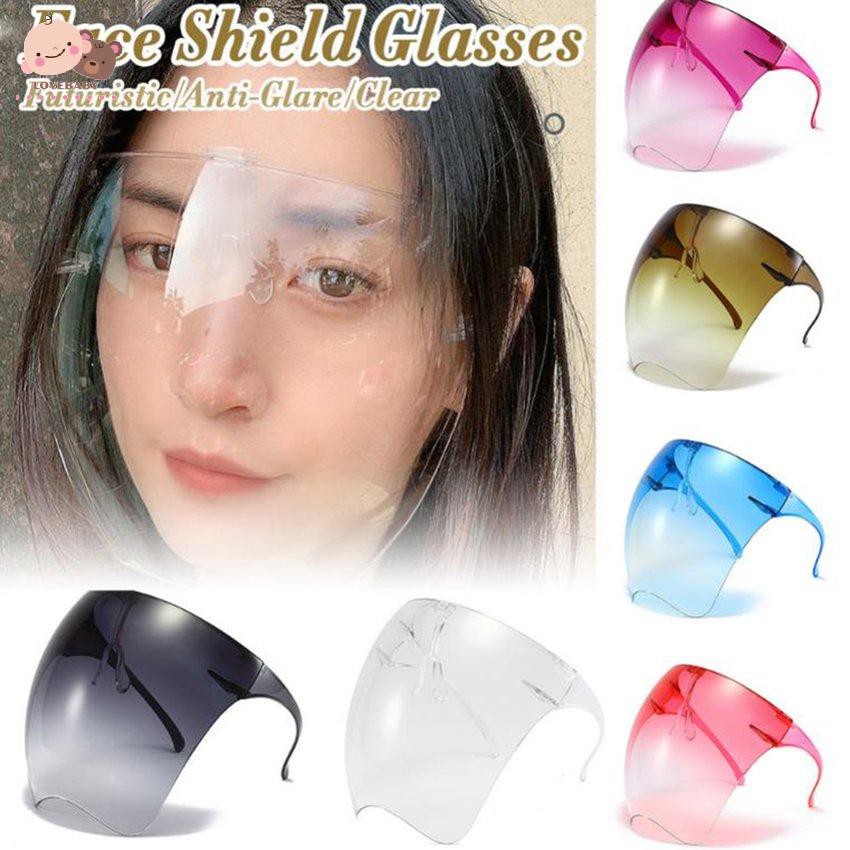 [HOT]Nam và nữ BLOCC tấm che mặt lớn Gương acrylic Oversized Full Face Shield kính bảo vệ, kính bảo hộ, kính bảo hộ, nắp chắn gió ngoài trời, SMATO rõ ràng