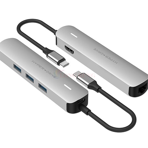 Cổng chuyển đổi HyperDrive 6-in-1 USB-C Hub HD233B - Hàng chính hãng