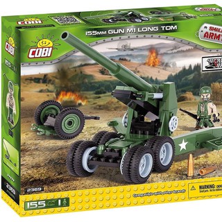 Bộ xếp hình pháo 155mm M1 Long Tom Cobi 2369
