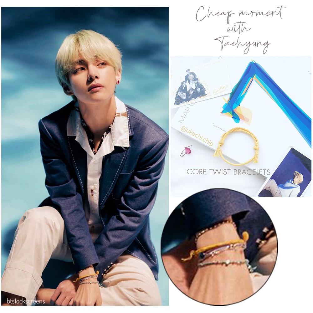 Vòng tay handmade cheap moment with Taehyung   - Core Twist