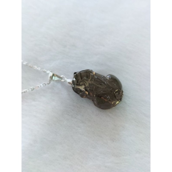 Dây chuyền bạc 925 mặt cụ tỳ hưu kích hoạt cung tài lộc may mắn thuận lợi công danh sự nghiệp