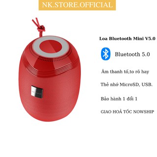 Mua Loa Không Dây Borofone Chính hãng Bluetooth 5.0  Nghe Nhạc  Gọi Điện  FM  Hỗ Trợ Thẻ Nhớ  USB
