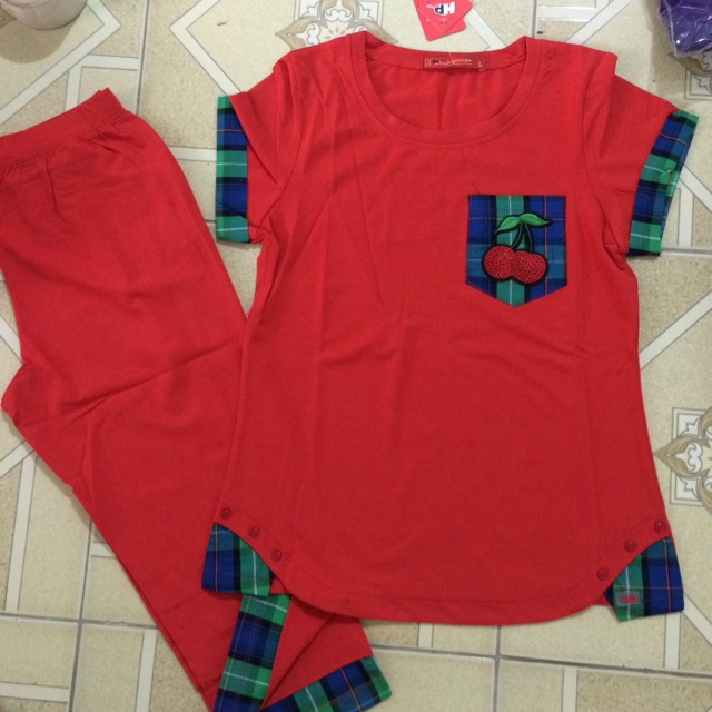 Đồ bộ thun cotton size Xl(53-58kg)