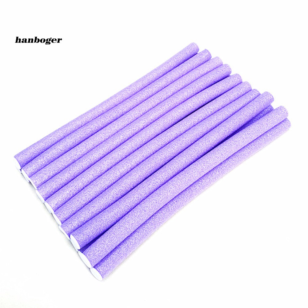 Set 10 Lô Uốn Tóc Xoăn Gợn Sóng Bằng Bọt Biển Tiện Lợi Dành Cho Phái Đẹp