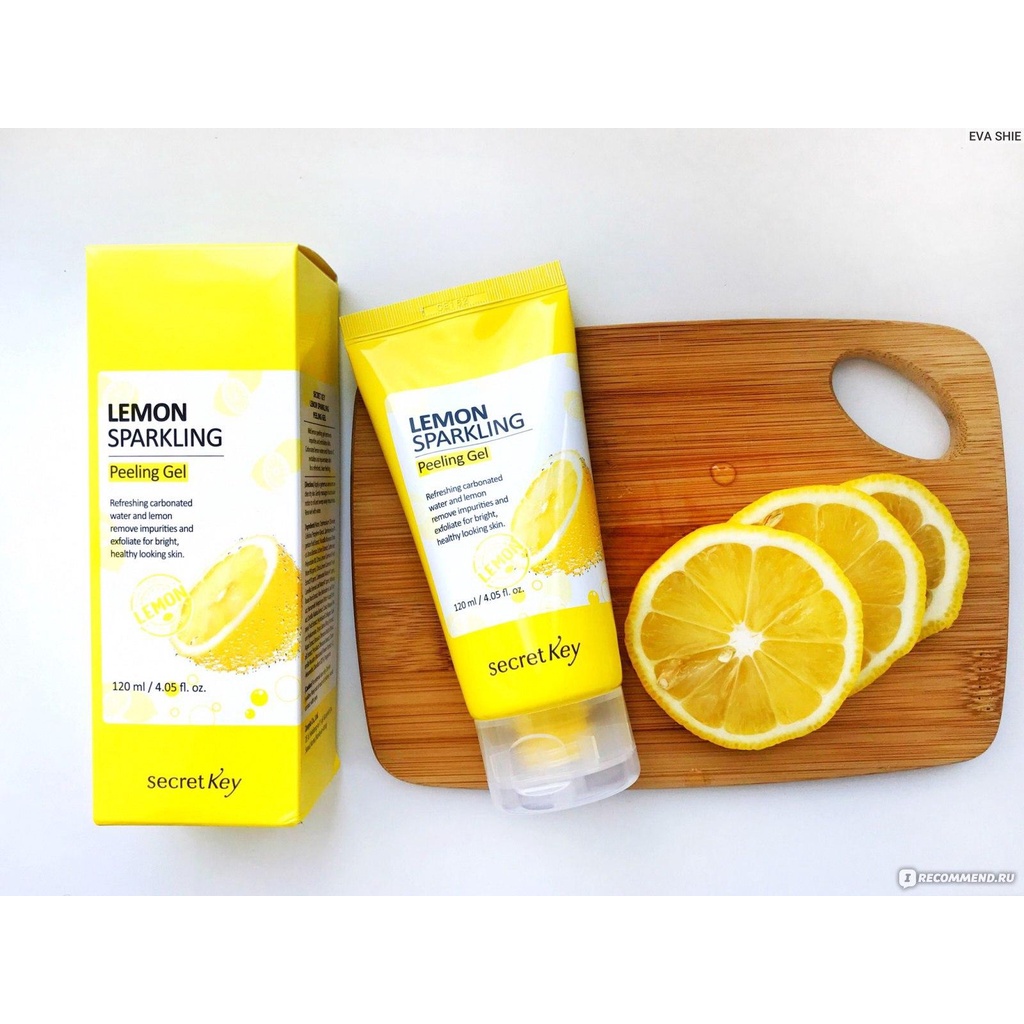 Gel Tẩy Tế Bào Chết Secret Key Chiết Xuất Chanh Làm Sáng Da Secret Key Lemon Sparkling Peeling Gel 120ml