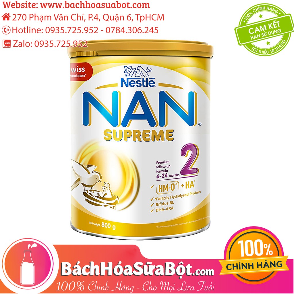 Sữa Bột Nan Supreme 2 - 800g
