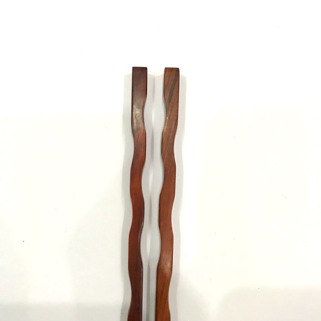 Đũa Nhật gỗ trắc đầu lượn sóng (10 đôi) - CTH662JT