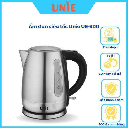 Ấm đun siêu tốc Unie UE-300, dung tích 1 lít (BẢO HÀNH 12 THÁNG)