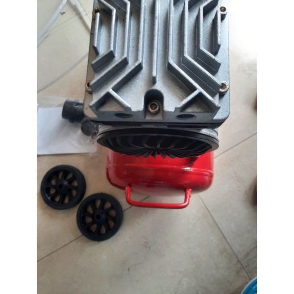 Máy nén khí Etop sạch 9l chống ồn, tặng kèm dây hơi, súng xì, đầu bơm xe