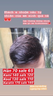 Thuốc nhuộm NÂU TÍM kèm trợ oxy