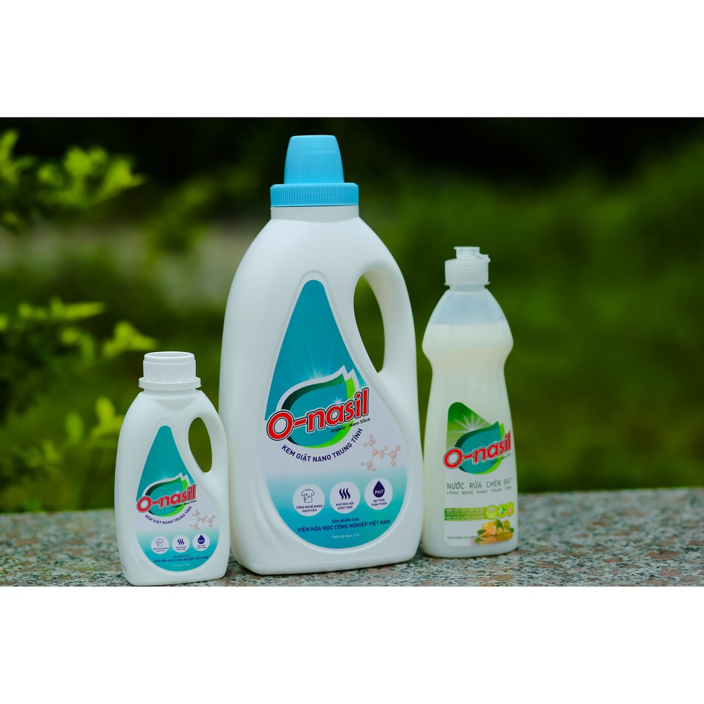 Nước rửa bát O - Nasil 400ml - Trung tính, an toàn da tay mẫn cảm, á sừng