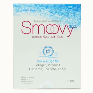 Dung dịch vệ sinh phụ nữ thế hệ mới Smoovy cool - dưỡng ẩm và làm Hồng vùng kín