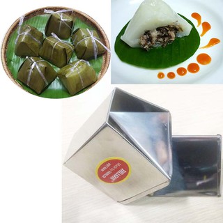 Khuôn làm bánh giò Dragon, tiện lợi dễ làm, Kích thước: 7.5 x 7.5 x 7 cm, chất liệu inox