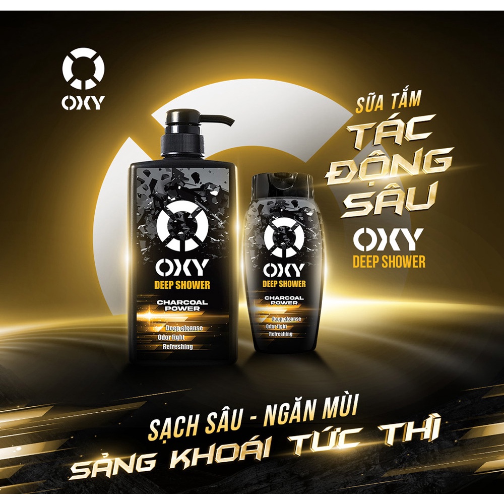 Sữa tắm OXY Deep Shower 180ml- 500ml - Sữa tắm tác động sâu