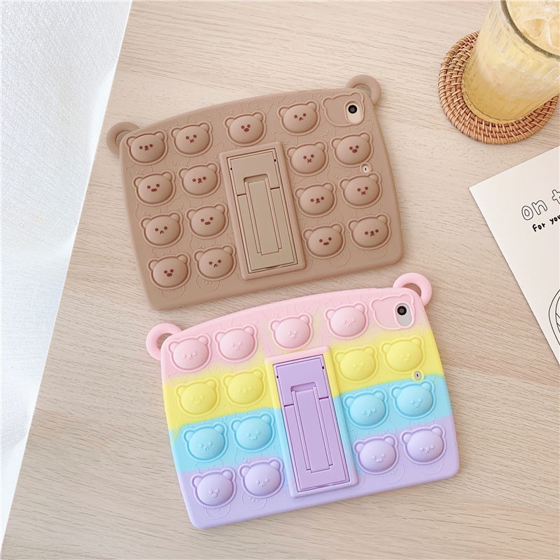 Ốp Máy Tính Bảng Silicon Có Dây Đeo Cho iPad 2 3 4 5th 6th 7th 8th Gen Mini 6 Air Pro 9.7 &quot;10.2&quot; 11&quot; 2017 2018 2019 2020