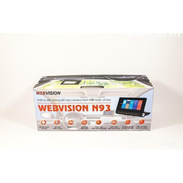 [Giảm giá]  [RẺ SỐ 1 SHOPEE] Camera hành trình thông minh Webvision N93 cao cấp chính hãng TẶNG THẺ NHỚ l