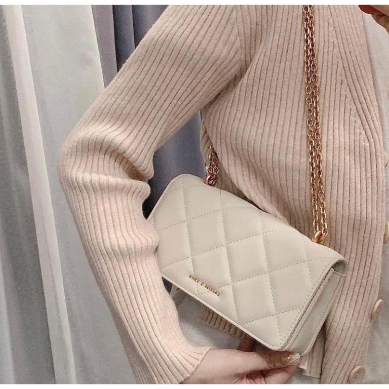 Túi cc.k trần trám da mềm kèm hộp size 20 hàng cao cấp