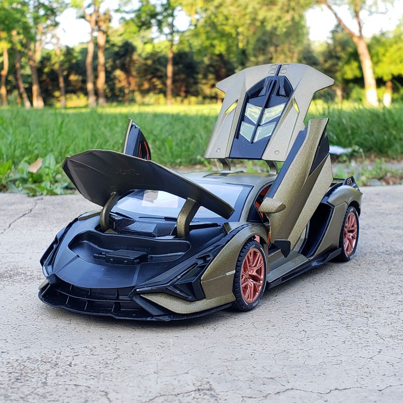 Mồ hình xe Lamborghini Sian FKP 37 tỉ lệ 1:24 CHEZHI