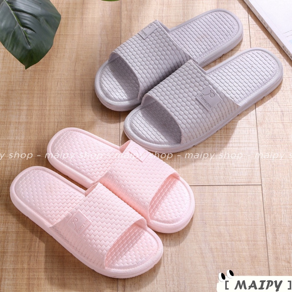 Dép nữ quai ngang Tai Thỏ siêu (Form nhỏ) đi trong nhà tắm văn phòng chống trơn trượt Maipy DL207