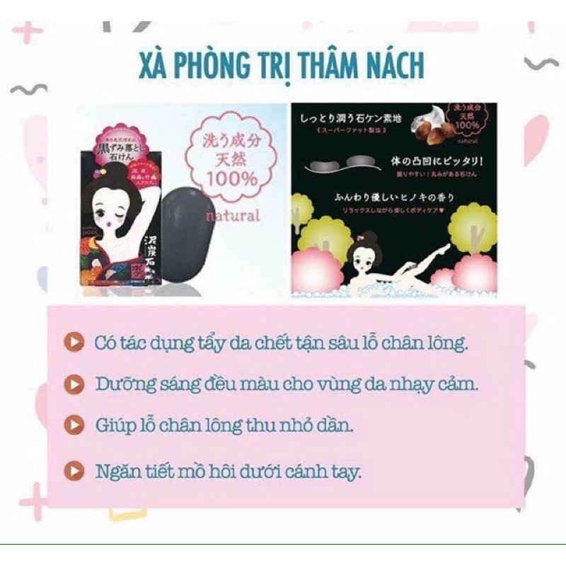 Xà phòng ngừa thâm nách Pelican của Nhật Bản 80g