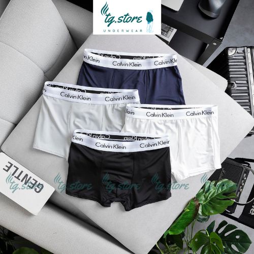 Quần Lót Nam Boxer Hàng Cao Cấp Xuất Khẩu Combo 4 Cái Cav-CT, Quần Sịp Nam Boxer Thun Lạnh Co Dãn 4 Chiều Thoáng Khí.
