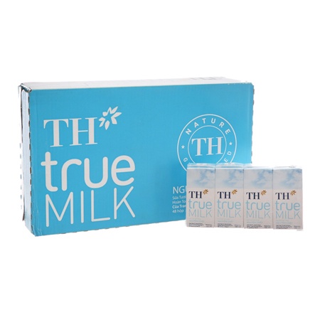 [Hoả Tốc TP Hà Nội] Thùng Sữa TH TRUE MILK 110 ML Đủ Vị: Đường, Ít Đường, Không Đường (48 Hộp)