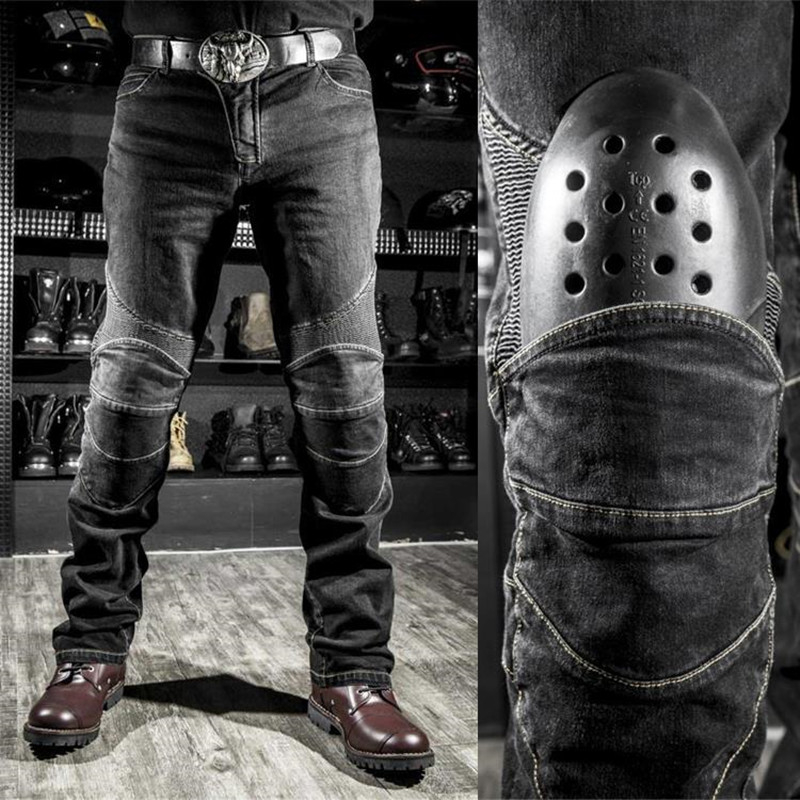 Quần jean đi xe máy Komine PK717 bằng sợi kevlar với đệm bảo vệ co giãn | BigBuy360 - bigbuy360.vn