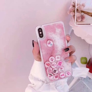 Ốp nhũ chảy icon báo hồng