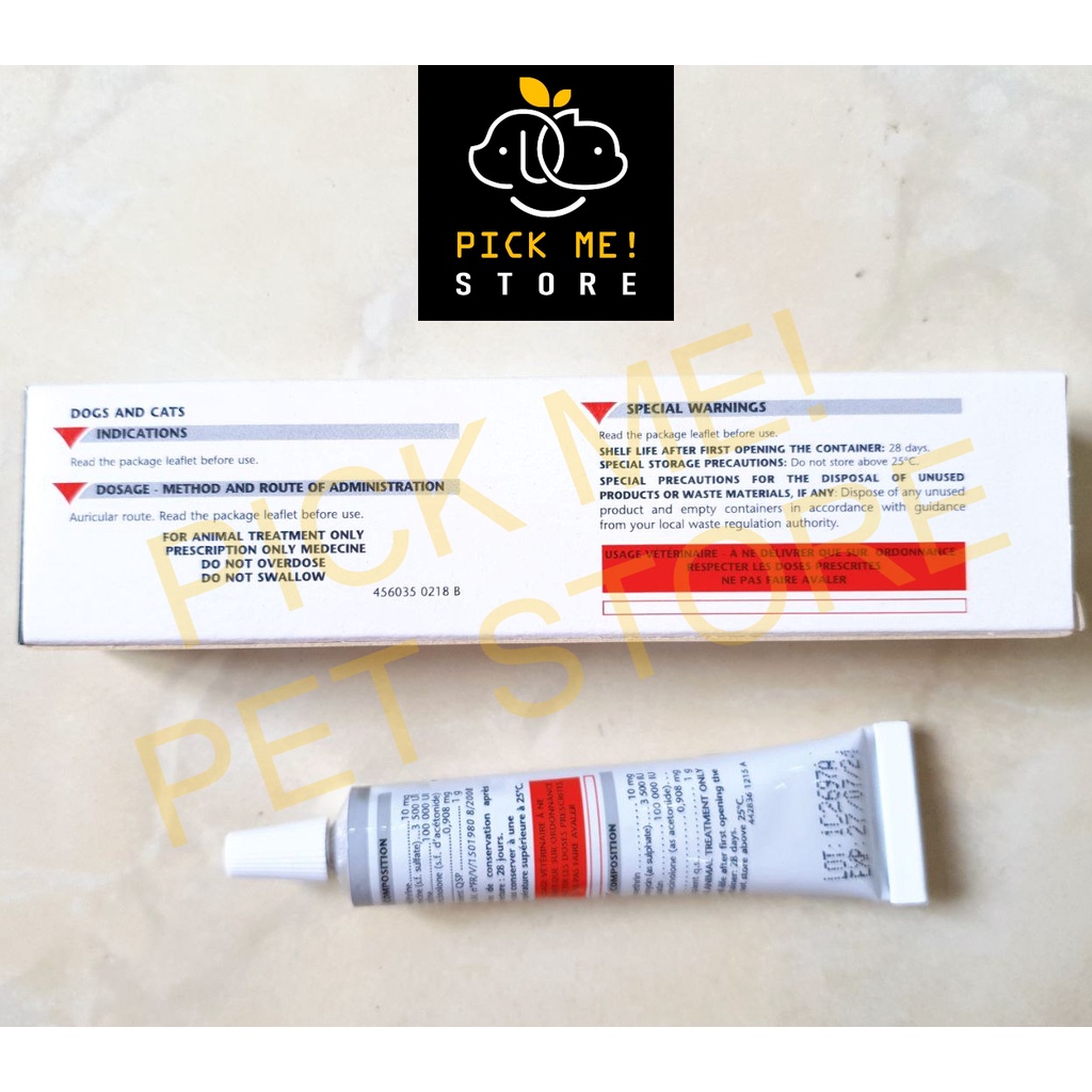 [ CHÍNH HÃNG ] ORIDERMYL 10g - Tri Viêm Tai, Nấm Tai, Rận Tai cho CHÓ MÈO