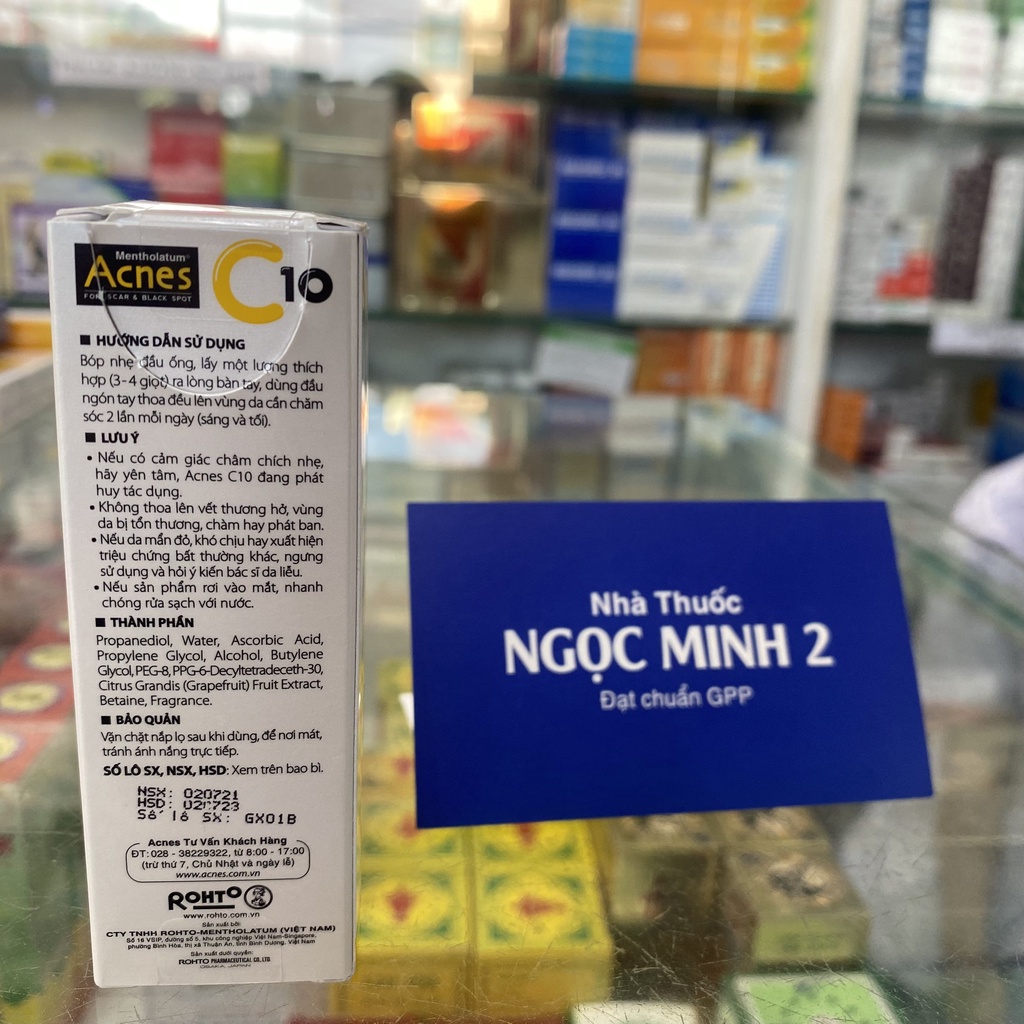 ✅ [Chính Hãng] Mentholatum Acnes For Scar &amp; Black Spot C10