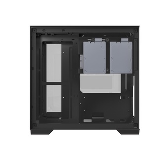 Vỏ Case MIK LV12 MINI ELITE BLACK (Dãy led Argb & Thiết Kế Thông Minh Không Cần Ốc)