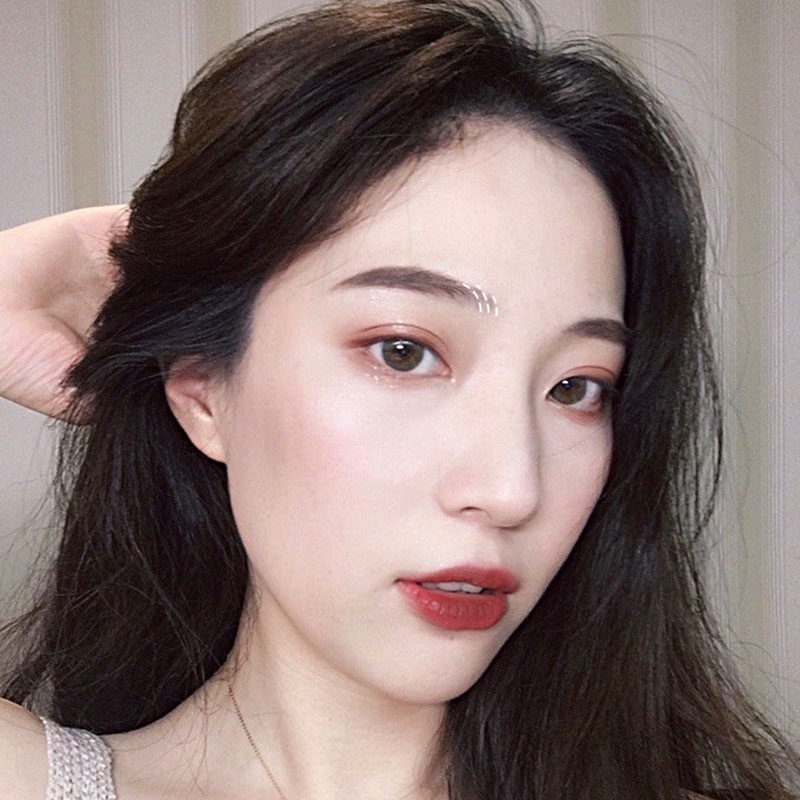 Bút chì kẻ lông mày gella's hai đầu hình tam giác màu vàng kim tự nhiên lâu trôi chống thấm nước kết cấu tự nhiên