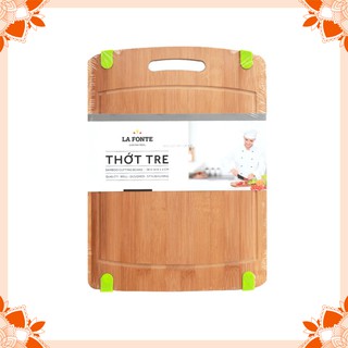 Thớt tre la fonte 38x28x1.4 cm - thớt gỗ tre xuất khẩu - 180572