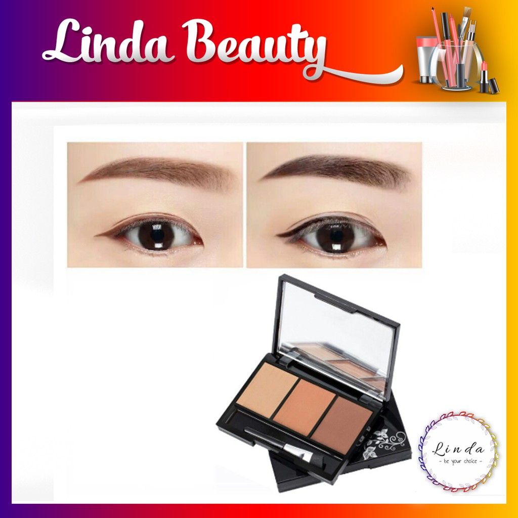 Phấn kẻ chân mày 3 ô SR siêu xinh | BigBuy360 - bigbuy360.vn