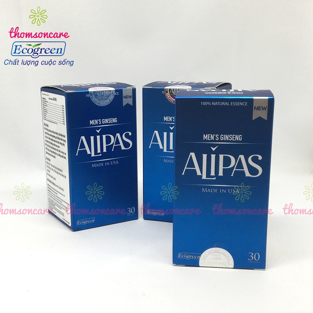 Sâm Alipas Platinum - Chính hãng, có tem tích điểm - tốt cho sinh lý nam, bổ thận, tráng dương