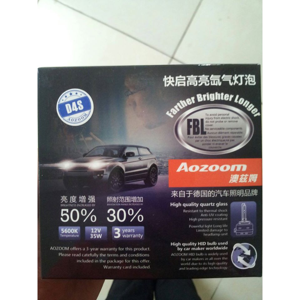BÓNG XENON AOZOOM CHÂN D1S, D4S, D2S, D3S...