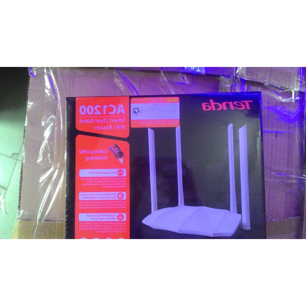 Bộ phát wifi Ten da AC5 băng tần kép 1200Mbps AC1200 hàng chính hãng