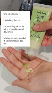 Sữa rửa mặt trà xanh handmade