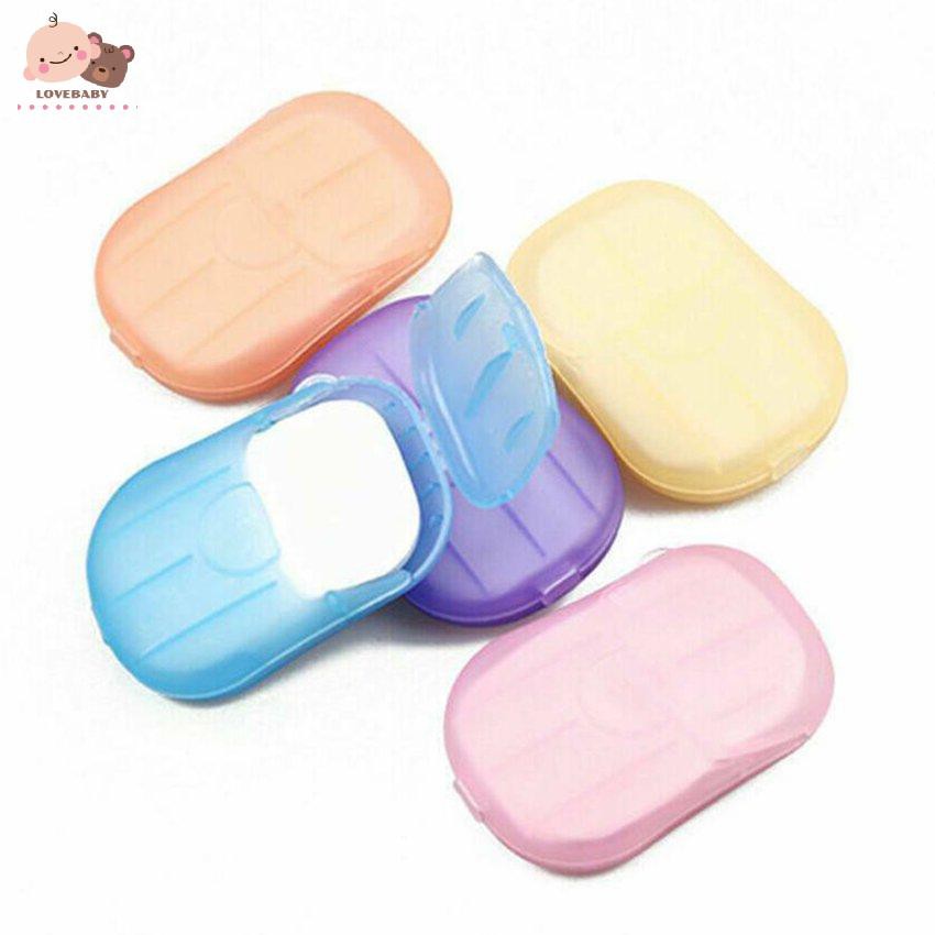 Xà phòng giấy mini dùng một lần nhỏ gọn tiện lợi khi du lịch