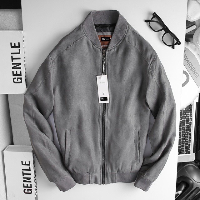 ÁO KHOÁC NAM DA LỘN NAM CỔ BOMBER CỰC HOT