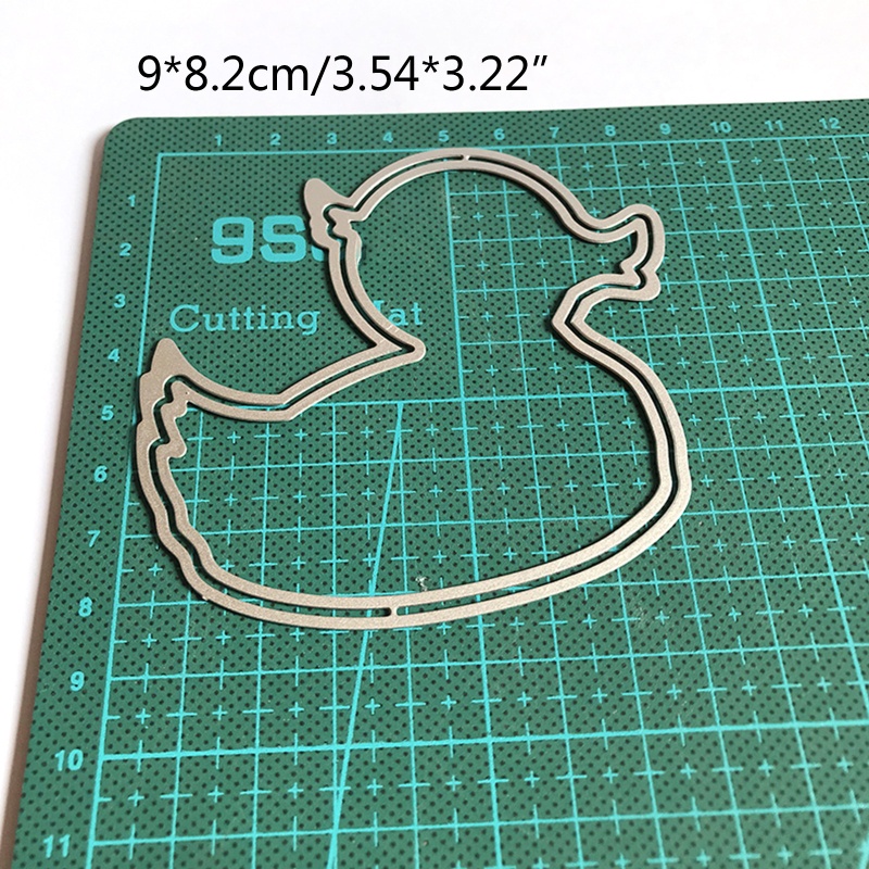 Khuôn Cắt Giấy Kim Loại Hình Vịt Con Lắc Lư Dễ Thương