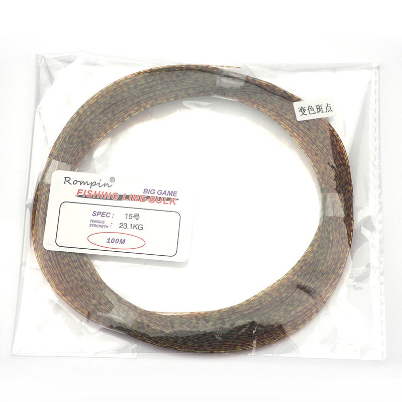 Cuộn Dây Câu Cá 100m 0.5-0.9mm 3d Bằng Nylon Cỡ Lớn Có Kích Thước 10-20 #