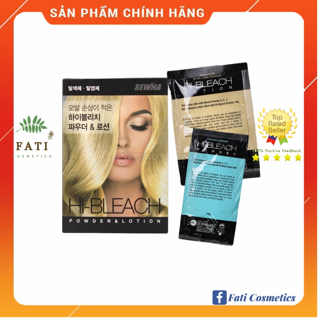 [MẪU MỚI] Thuốc Tẩy Tóc Có Dưỡng Chất Mượt Tóc Hi-Bleach Sewha (B-Happy Sewha)