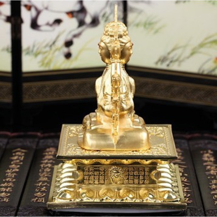 Nước Hoa Ô TÔ Đài Sen Tượng Phật Quan Âm Bồ Tát - Nước hoa để xe hơi tượng phật mẹ quan âm đẹp