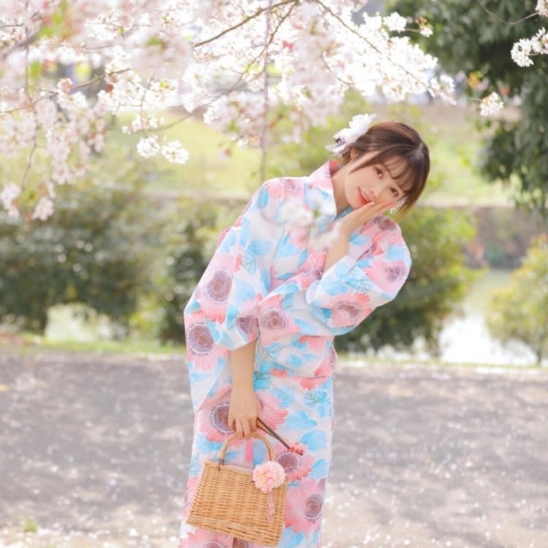 Kimono nhật bản hoa trang phục nữ yukata
