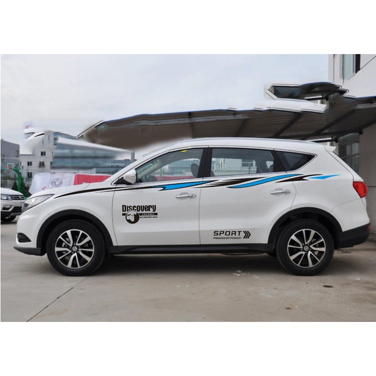 Tem xe ô tô phong cách thể thao TS037