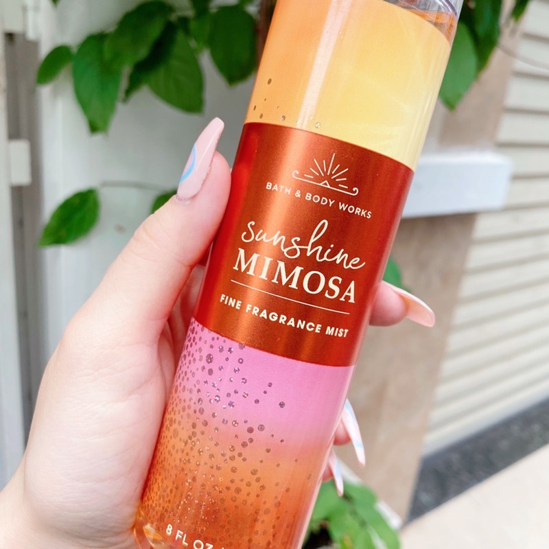 Xịt thơm body Bath &amp; Body Works - Sunshine Mimosa (236mL)