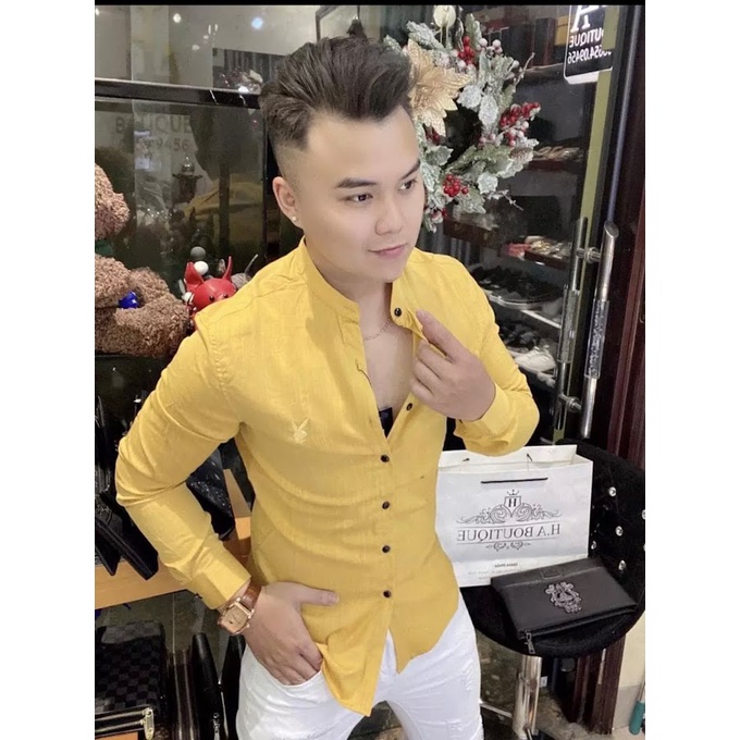 ÁO SƠ MI NAM DÀI TAY THỜI TRANG HÀN QUỐC CAO CẤP