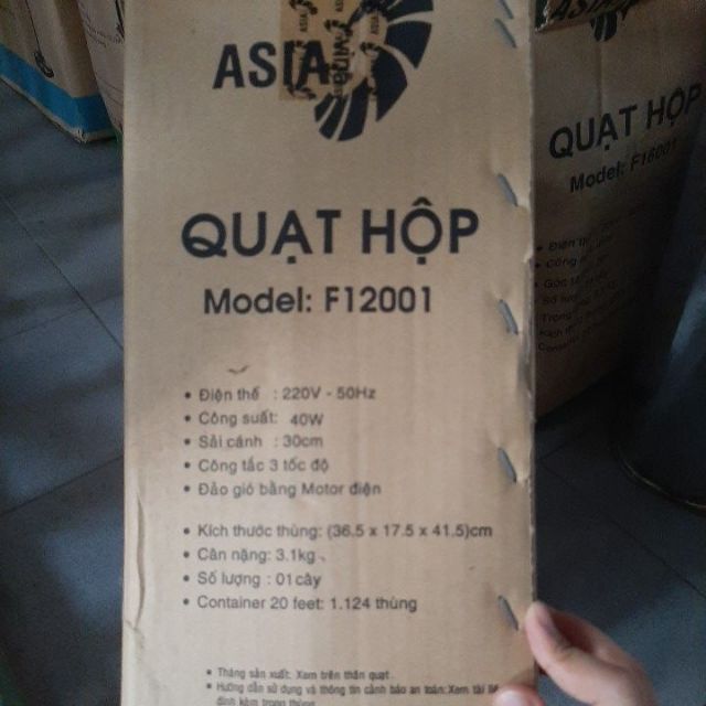 Quạt hộp Asia F12001