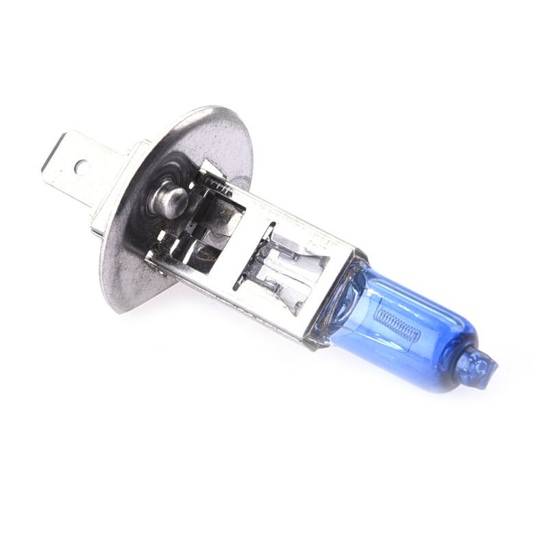 1 Đèn Pha Halogen 12V 6000K H1 Ánh Sáng Trắng Thay Thế Cho Xe Hơi